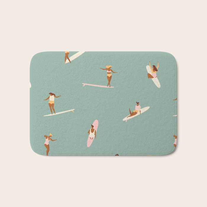 Surf sistas Bath Mat Gallery Image 1