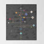 winter equinox Throw Blanket Gallery Image 2