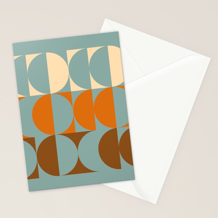 Vintage Geometric 04B Stationery Card Gallery Image 2