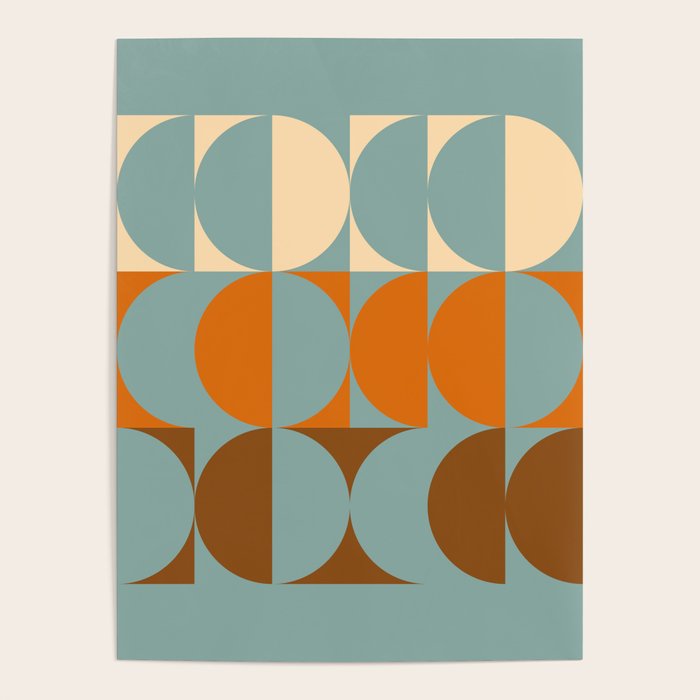 Vintage Geometric 04B Poster Gallery Image 4