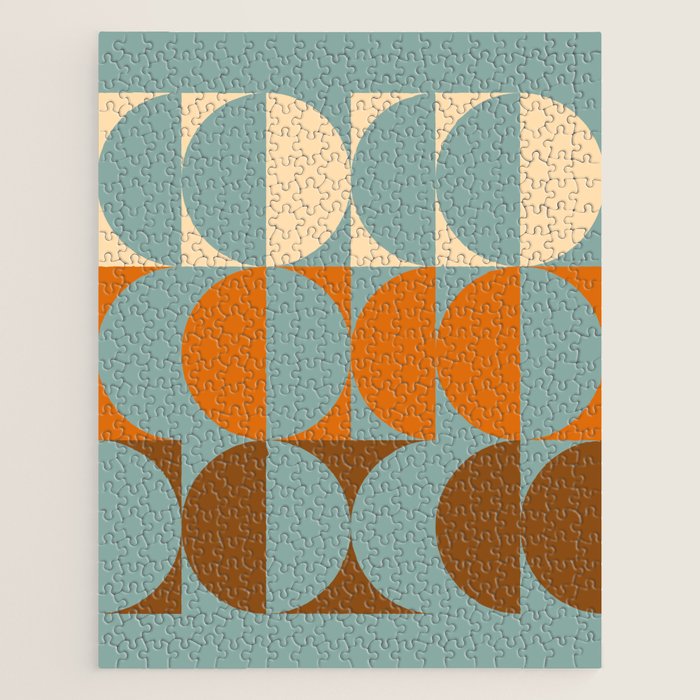 Vintage Geometric 04B Jigsaw Puzzle Gallery Image 1