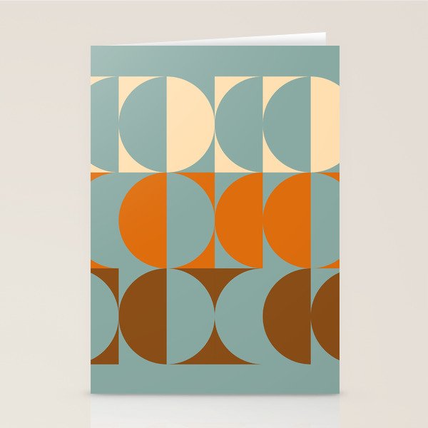 Vintage Geometric 04B Stationery Card Gallery Image 2