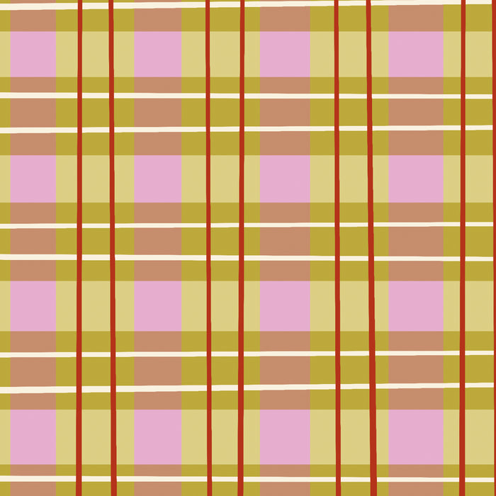 Modern Pastel Plaid Pattern  Soft Pink Olive and Beige Tartan Coffee Mug Gallery Image 2