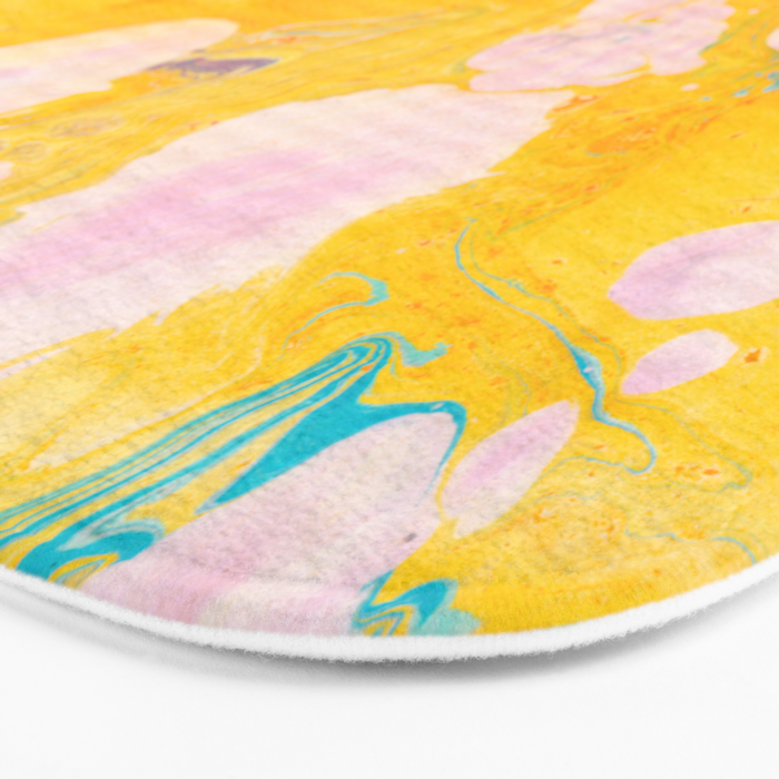 speckled marble | yellow Bath Mat Gallery Image 3