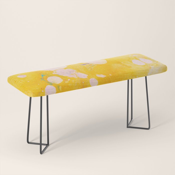 speckled marble | yellow Bench Gallery Image 1