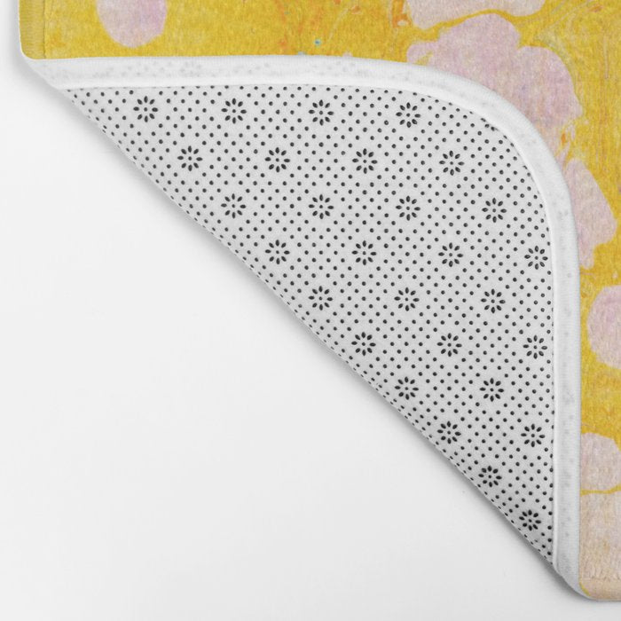 speckled marble | yellow Bath Mat Gallery Image 2