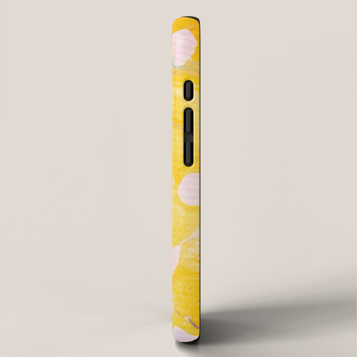 speckled marble | yellow iPhone Case Gallery Image 2