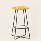 speckled marble | yellow Stool Gallery Image 1