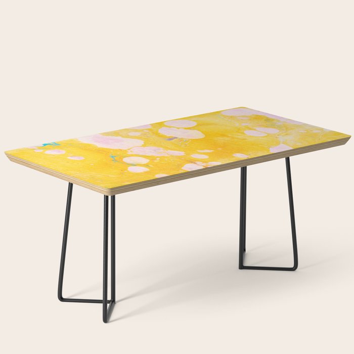 speckled marble | yellow Coffee Table Gallery Image 1