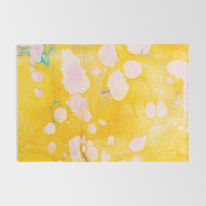 speckled marble | yellow Rug Gallery Image 2