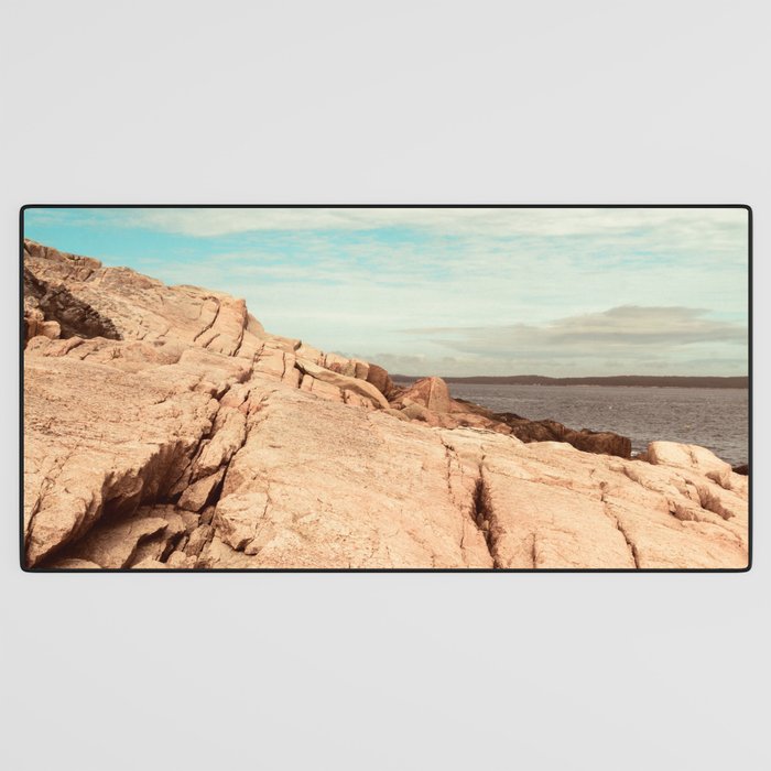 Between Earth and Sky - Travel photography - New England landscape - Maine coast Desk Mat Gallery Image 3