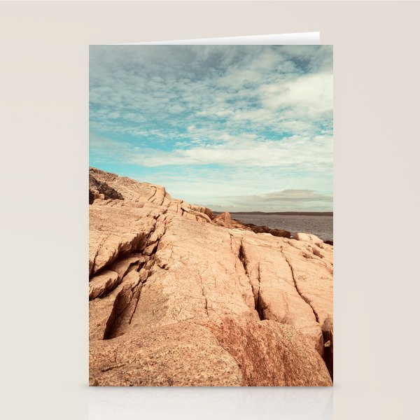 Between Earth and Sky - Travel photography - New England landscape - Maine coast Stationery Card Gallery Image 2