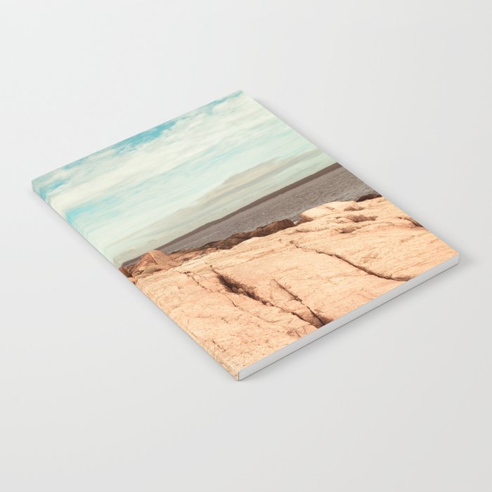 Between Earth and Sky - Travel photography - New England landscape - Maine coast Notebook Gallery Image 2