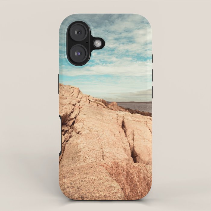 Between Earth and Sky - Travel photography - New England landscape - Maine coast iPhone Case Gallery Image 1
