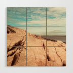 Between Earth and Sky - Travel photography - New England landscape - Maine coast Wood Wall Art Gallery Image 1