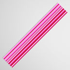 Classic Stripes XVII - Y2K Pink and Red Table Runner Gallery Image 3