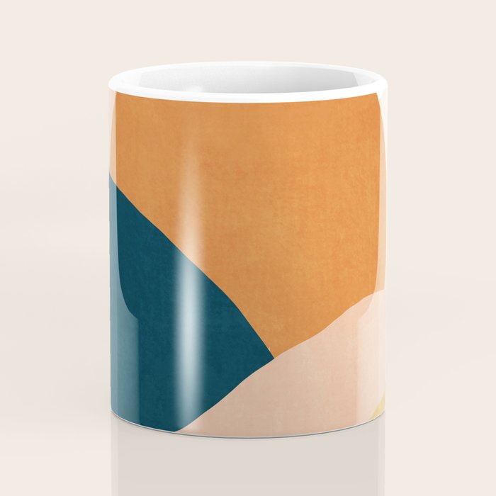 Sunrise landscape in yellow, orange, blue Coffee Mug Gallery Image 4