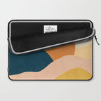 Sunrise landscape in yellow, orange, blue Laptop Sleeve Gallery Image 2