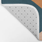 Sunrise landscape in yellow, orange, blue Bath Mat Gallery Image 2