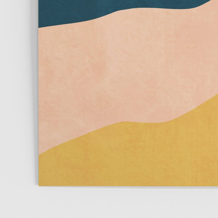 Sunrise landscape in yellow, orange, blue Poster Gallery Image 3