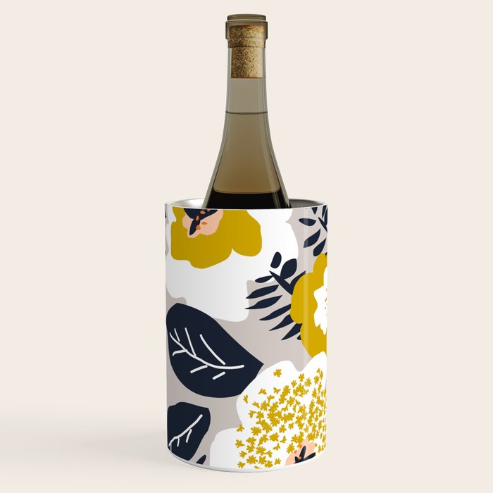 Scandinavian flowers greet you Wine Chiller Gallery Image 2
