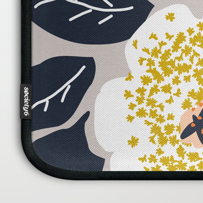 Scandinavian flowers greet you Laptop Sleeve Gallery Image 3