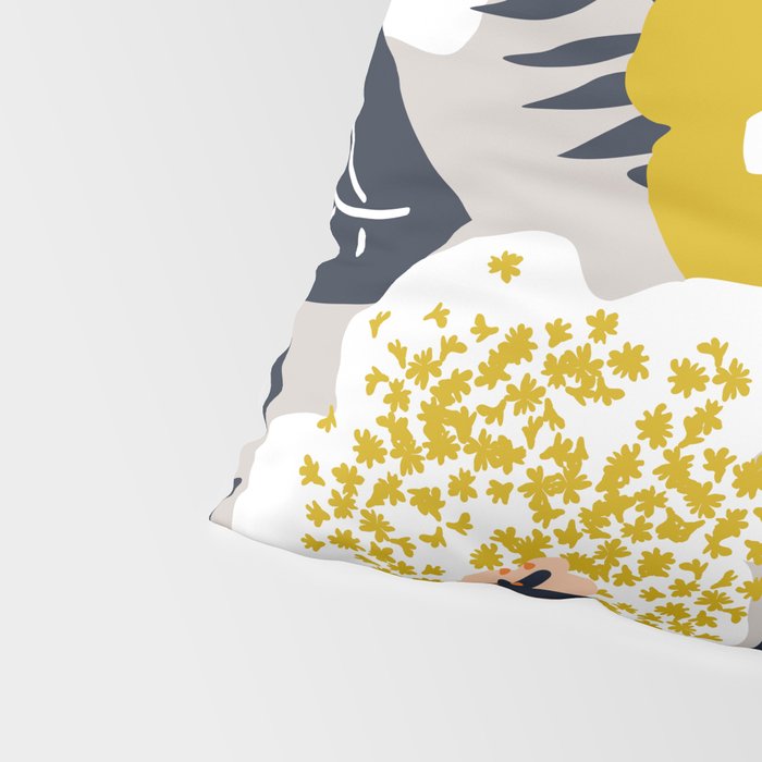 Scandinavian flowers greet you Pillow Sham Gallery Image 4