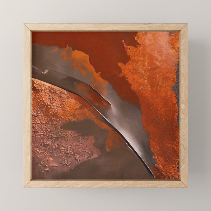 Rust and Metal Japandi Art Mini Art Print Gallery Image 1