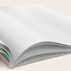 Retro Stripe Pattern - red, green, blue Notebook Gallery Image 2