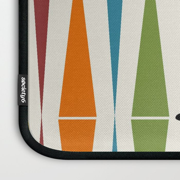Mid-Century Modern Art Cat 2 Laptop Sleeve Gallery Image 3