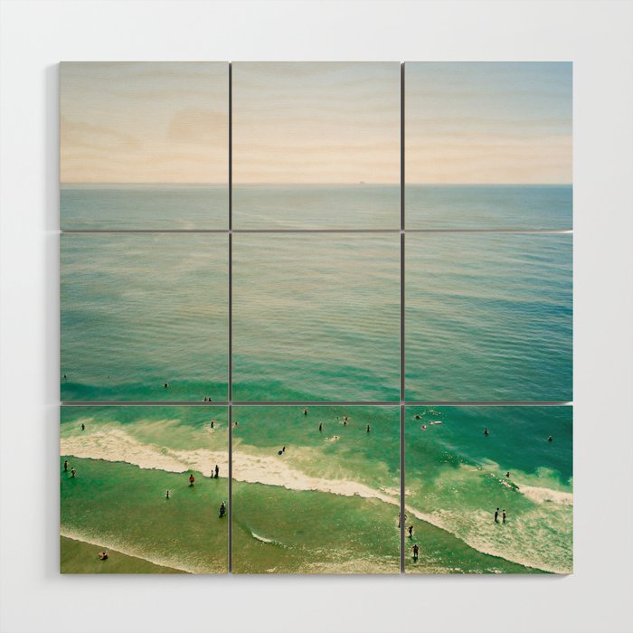 Summer Sunshine Beach Wood Wall Art Gallery Image 1