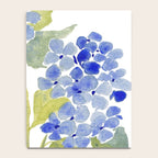 Blue Gouache Hydrangea Notebook Gallery Image 4