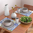Blue Gouache Hydrangea Placemat Gallery Image 2