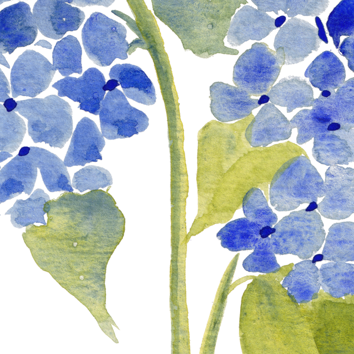 Blue Gouache Hydrangea Coffee Mug Gallery Image 2