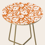 Tropical Vines Pattern - Terracotta Side Table Gallery Image 2