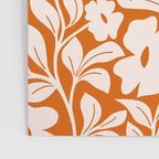 Tropical Vines Pattern - Terracotta Poster Gallery Image 3