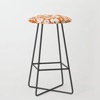 Tropical Vines Pattern - Terracotta Stool Gallery Image 1