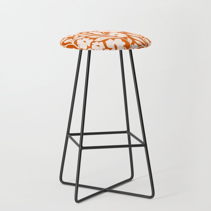 Tropical Vines Pattern - Terracotta Stool Gallery Image 1