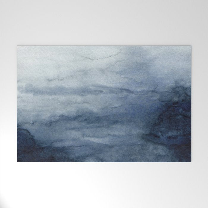 Indigo Abstract Painting | No.2 Welcome Mat Gallery Image 1