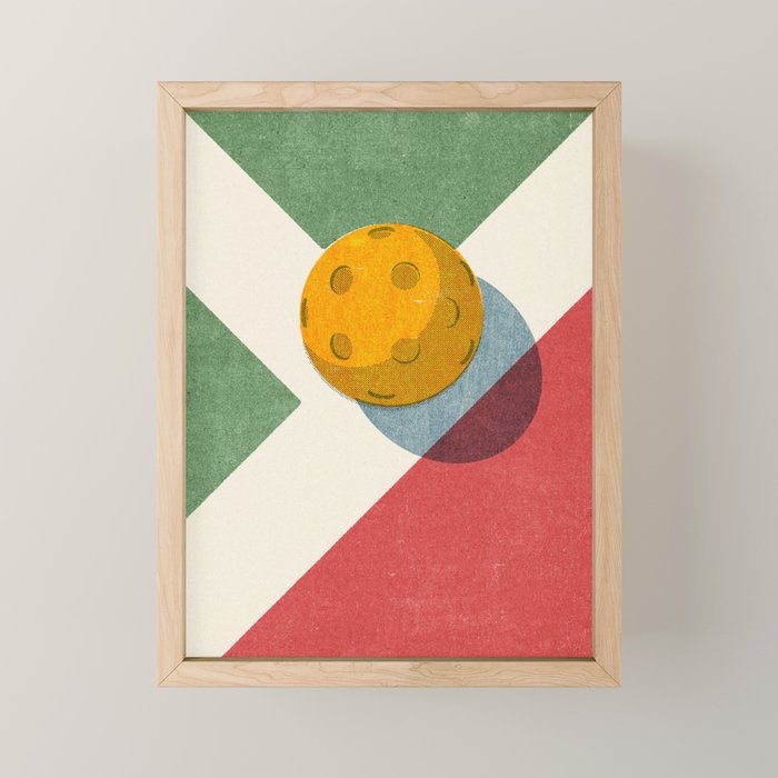 BALLS / Pickleball Mini Art Print Gallery Image 1