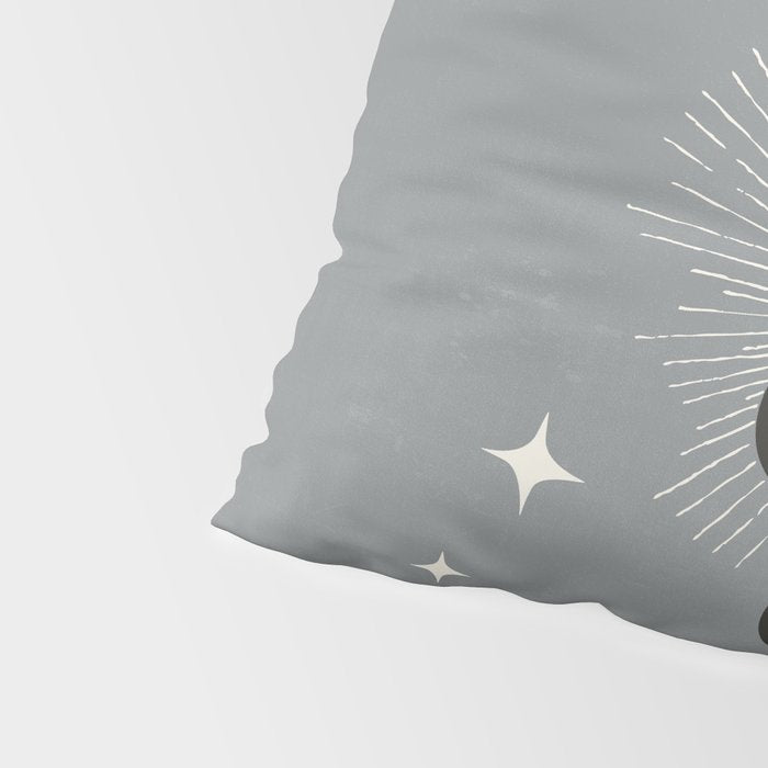 Slither - Gray Pillow Sham Gallery Image 4