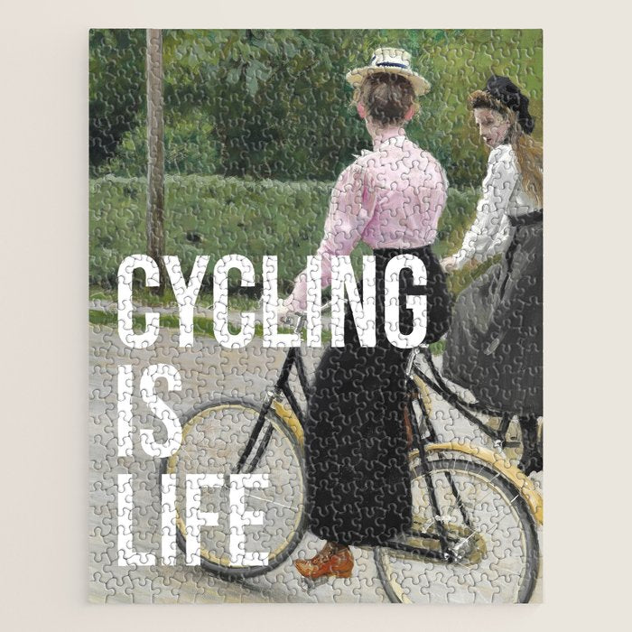 Cycling Is Life Jigsaw Puzzle Gallery Image 1