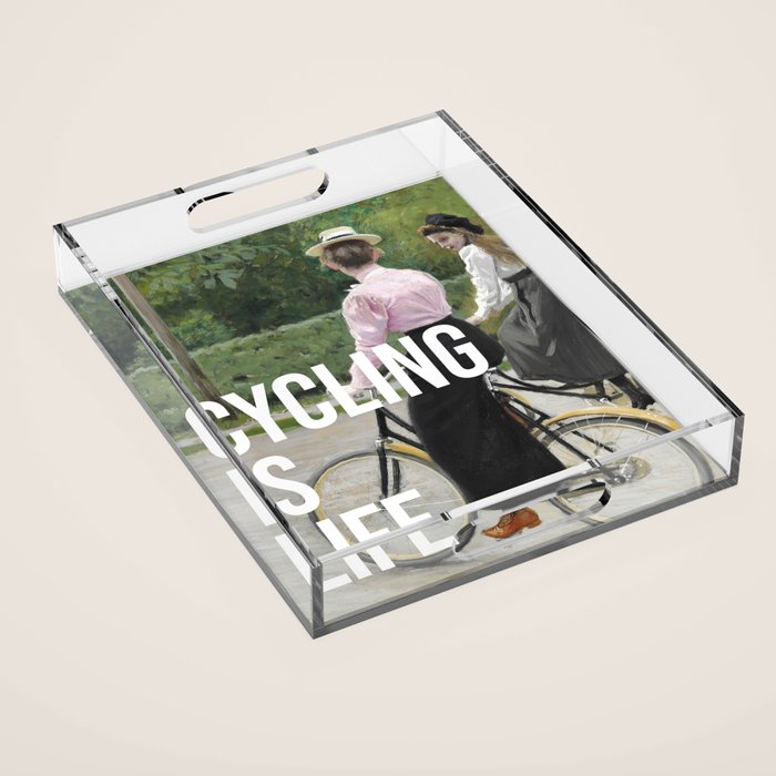 Cycling Is Life Acrylic Tray Gallery Image 1
