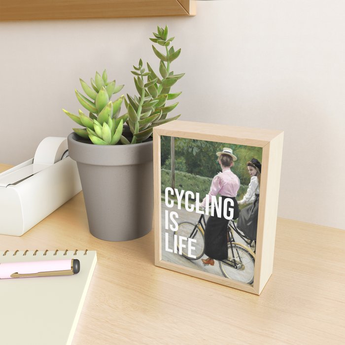Cycling Is Life Mini Art Print Gallery Image 2