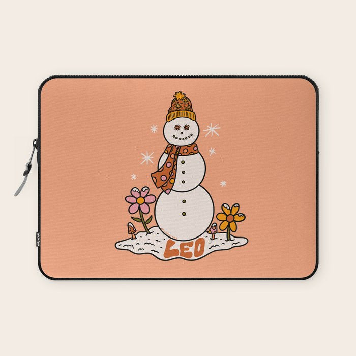 Leo Snowman Laptop Sleeve Gallery Image 1