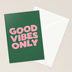 Good Vibes Only Stationery Card Gallery Image 2