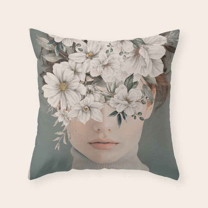 blooming 24 Throw Pillow Gallery Image 6