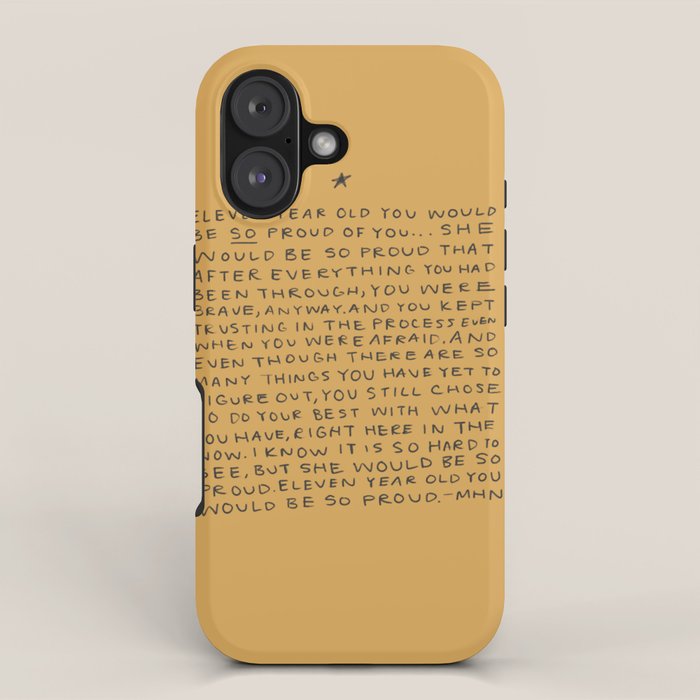 11 year old would be so proud of you iPhone Case Gallery Image 1