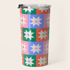 Cheerful Festive Stars Travel Mug Gallery Image 3