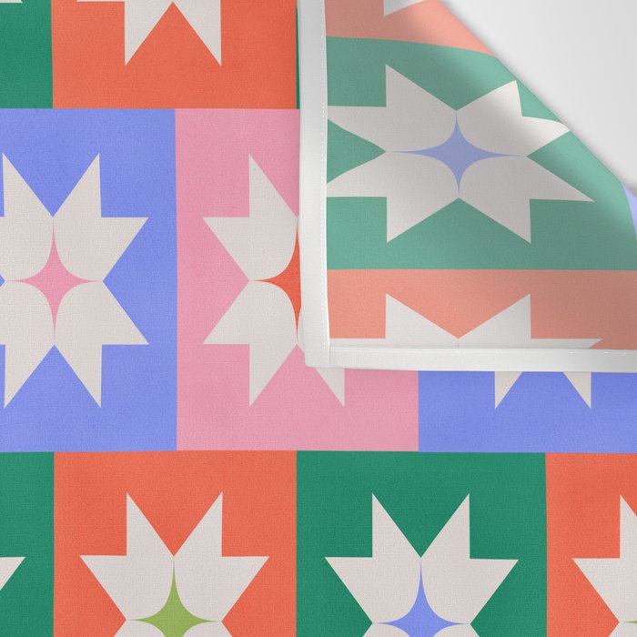 Cheerful Festive Stars Wall Tapestry Gallery Image 3